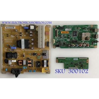 KIT DE TARJETAS PARA TV LG / MAIN EBT63481918 / EAX66226904(1.0) / FUENTE EAY63630601 / EAX66203001 / T-CON 6871L-4139A / 6870C-0480A / PANEL LC420DUE (FG)(A5) / MODELO 42LF5600-UB.BUSYLOR